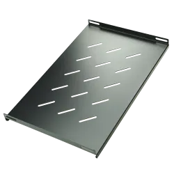 Bandeja para Rack - Medida máxima 280 mm x 500 mm - Anclajes laterales - Rejillas de ventilación - Material metálico - AlarmSyst