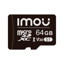 Imou Tarjeta de memoria Micro SD Clase 10 64GB - Compatible para camaras de vigilancia - Clase 10 / V30 - Uso en inte... - Alarm