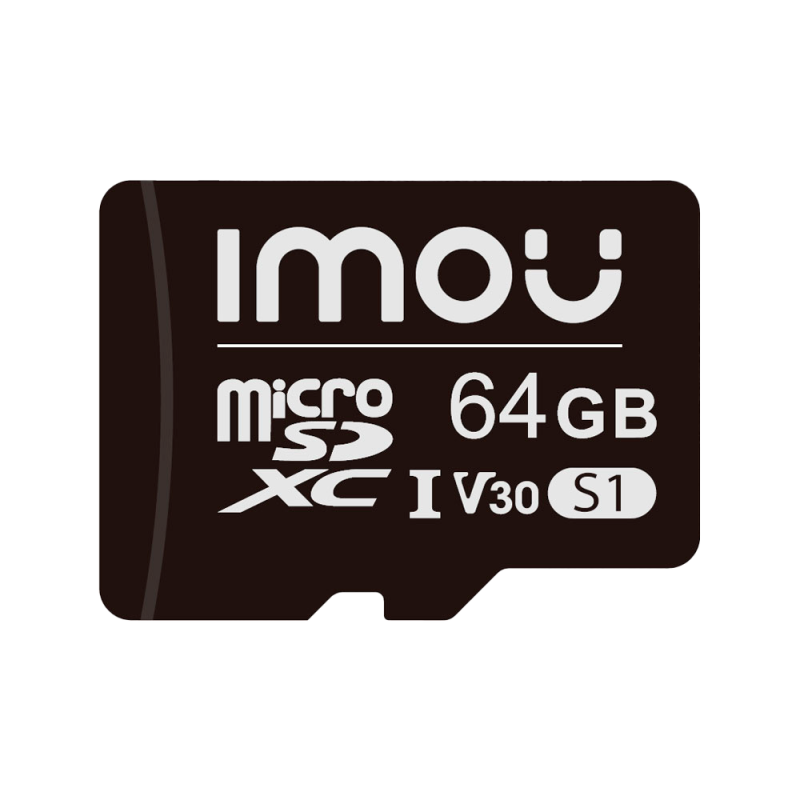 Imou Tarjeta de memoria Micro SD Clase 10 64GB - Compatible para camaras de vigilancia - Clase 10 / V30 - Uso en inte...