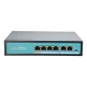 Switch PoE - 4 puertos PoE + 2 Uplink - Velocidad de puertos 10/100 Mbps - 65W puerto 1 / 30W puerto 2-4 / Máximo 65W... - Alarm