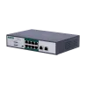 Switch PoE - 8 puertos PoE FE + 2 GE - Velocidad 8 x10/100Mbps + 2 x10/100/1000Mbps - 8 puertos PoE+ para hasta 800m ... - Alarm