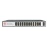 Switch PoE - 24 puertos PoE + 2 Gigabit Port - Velocidad 10/100 Mbps - 30 W por puerto / Máximo 250W - Alcance hasta ... - Alarm