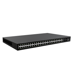 Switch PoE Gestionable - 48 puertos PoE + 4 Gigabit SFP - Velocidad 10/100/1000 Mbps - 30 W por puerto 802.3af/at / M...