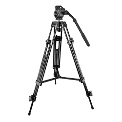 Trípode Profesional - Extensible hasta 189cm - Apto para uso en exterior - Color negro - Compatible con Cámaras termo... - Alarm