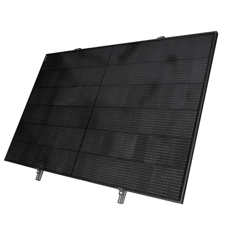 TSUN Kit Solar Spider Angled - Panel Full Black 400W - Microinversor MS400 400W - Soporte para instalación en pared -... - Alarm