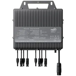 TSUN Microinversor - Potencia 3000W - 4 entradas MPPT - Eficiencia de 97.2% - Módulo de comunicación Wi-Fi - APP WEB... - Alarm