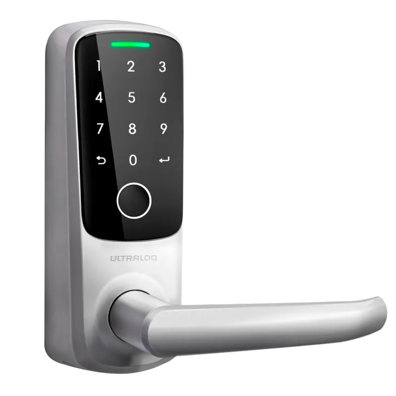 Cerradura inteligente Anviz Ultraloq - Huella, PIN y App - 50 usuarios | WiFi y Bluetooth - Autónoma 4 x pilas AA - A... - Alarm