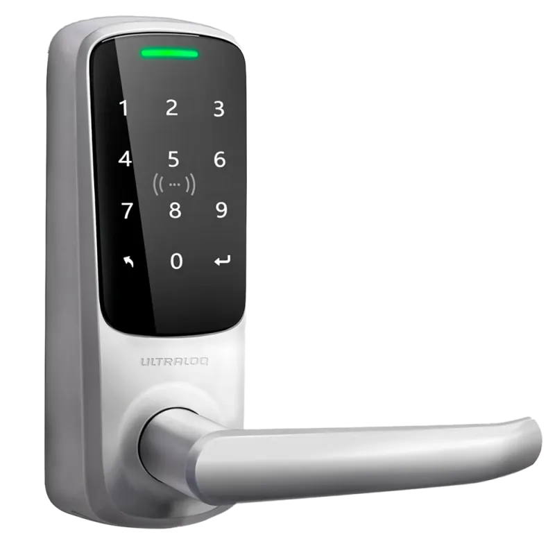 Cerradura inteligente Anviz Ultraloq - NFC, PIN y App - 50 usuarios | WiFi y Bluetooth - Autónoma 4 x pilas AA - Apli... - Alarm