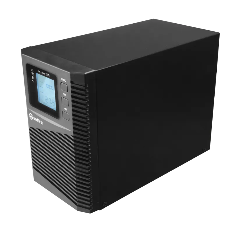 SAI online - Potencia 1000VA/900W - Entrada 200~240 Vac / Salida 200~240 Vac - 2 salidas SAI/UPS protegidas - Tiempo ... - Alarm