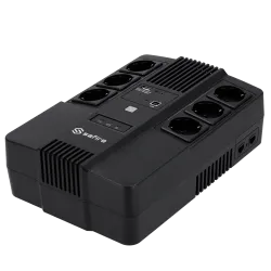 SAI monofásico line-interactive - Potencia 600VA/360W - Entrada 220~240 Vac /Salida 230 Vac - 6 salidas SAI/UPS prote... - Alarm
