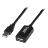 Extensor USB 2.0 - Longitud 5,0 m - Conectores USB A M/H - Activo - Color negro - Trasferencia hasta 480 Mbps - AlarmSystems.Sho