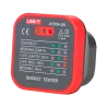 Tester de tomas eléctricas UK - Verificación de errores de cableado - Test de posibles fugas - AlarmSystems.Shop