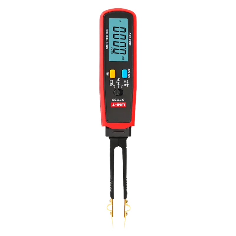 Tester digital componentes SMD - Pantalla de hasta 6000 cuentas - Medición de resistencia y capacitancia - Test de co... - Alarm