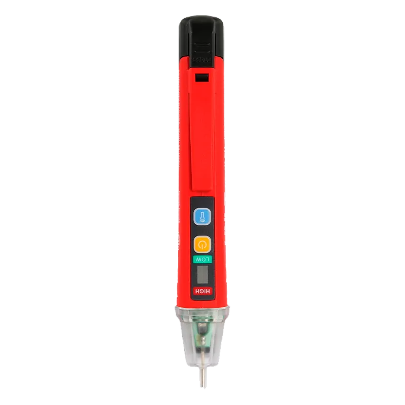 Detector de voltaje AC sin contacto - Modo de alto y bajo voltaje hasta 1000 V - Aviso audible y LED visible - Apagad... - Alarm