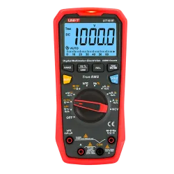 Multímetro digital CAT III - Pantalla LED de hasta 22000 cuentas - Medición en DC y AC hasta 1000V y 20A - Conexión c... - Alarm