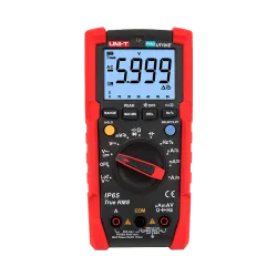 Multímetro digital Industrial True RMS - IP65 y resistente a caídas de 2 m - Medición DC y AC hasta 600V / 20 A - Lin... - Alarm