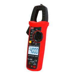Pinza amperimétrica - Medición en DC hasta 600V y 400A - Medición en AC hasta 600V y 400A - Capacitancia/frecuencia -... - Alarm