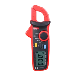 Mini pinza amperimétrica - Pantalla LED - Medición AC hasta 200A - Alta precisión en AC con función True RMS - Buzzer... - Alarm