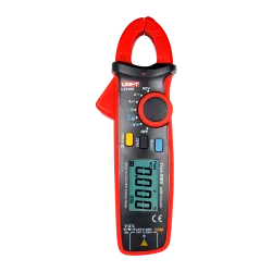 Mini pinza amperimétrica - Medición en DC y AC hasta 600V y 200A - Mide resistencia, frecuencia y capacitancia - Auto... - Alarm