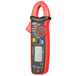 Mini pinza amperimétrica - Medición en DC y AC hasta 600V y 60A - Mide resistencia y capacitancia - Auto Rango | Test... - Alarm