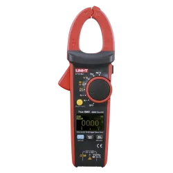 Pinza amperimétrica LCD - Medición en DC hasta 1000V y 600A - Medición en AC hasta 750V y 600A - Resistencia/capacita... - Alarm