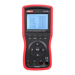 Pinza amperimétrica trifásica - Pantalla LED retroiluminada - Medición en AC hasta 600V y 20A - Medición de potencia ... - Alarm