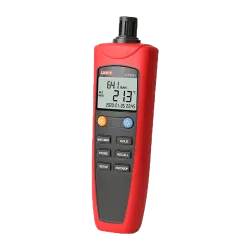 Medidor de condiciones ambientales - Medición de temperatura y humedad - Diseño ligero y económico con interfaz intui... - Alarm