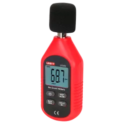 Medidor de nivel de sonido - Capta ruido hasta 130 dB con rápida respuesta - Display LCD retroiluminado - Diseño ergo... - Alarm