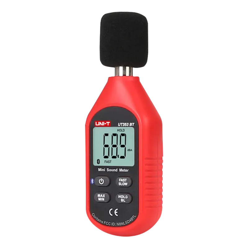 Medidor de nivel de sonido - Capta ruido hasta 130 dB con rápida respuesta - Display LCD retroiluminado - Conectivida... - Alarm