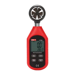Anemómetro de mano - Sensor de velocidad del viento de alta precisión - Sensor de temperatura - Apagado automático - ... - Alarm