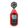 Anemómetro de mano - Sensor de velocidad del viento de alta precisión - Sensor de temperatura - Valores Máximos, Míni... - Alarm