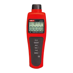 Tacómetro digital de mano - Hasta 99999 RPM - Display LCD retroiluminado de 100000 cuentas - Valores Máximos, Mínimos... - Alarm