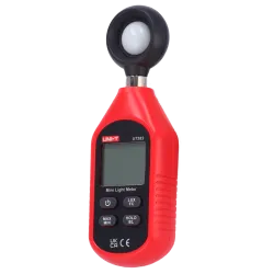 Medidor de iluminancia de mano - Display retroiluminado - Alta frecuencia de muestreo - Valores característicos: MAX/... - Alarm