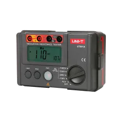 Medidor de resistencia de aislamiento eléctrico - Display LCD de hasta 2000 cuentas - Medición de voltaje AC hasta 75... - Alarm