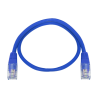 Cable UTP Safire - Ethernet - Conectores RJ45 - Categoría 5E - 0.3 m - Color azul