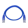 Cable UTP Safire - Ethernet - Conectores RJ45 - Categoría 5E - 0.3 m - Color azul - AlarmSystems.Shop