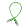 Cable UTP Safire - Ethernet - Conectores RJ45 - Categoría 5E - 0.3 m - Color verde - AlarmSystems.Shop