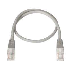 Cable UTP Safire - Ethernet - Conectores RJ45 - Categoría 5E - 0.3 m - Color blanco - AlarmSystems.Shop
