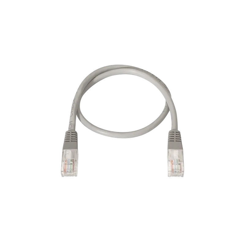 Cable UTP Safire - Ethernet - Conectores RJ45 - Categoría 5E - 0.3 m - Color blanco - AlarmSystems.Shop