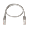 Cable UTP Safire - Ethernet - Conectores RJ45 - Categoría 5E - 0.3 m - Color blanco