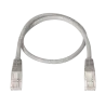 Cable UTP Safire - Ethernet - Conectores RJ45 - Categoría 5E - 0.3 m - Color blanco - AlarmSystems.Shop