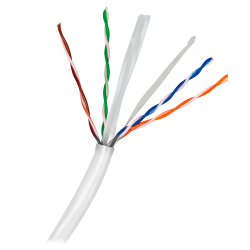 Cable UTP Safire - Categoría 5E hasta 1 Gbps - Rollo de 100 metros color gris - Cumple con certificación fluke 90 m -...