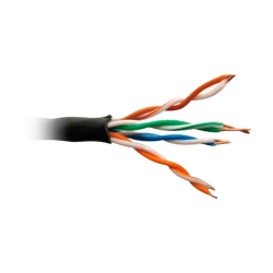 Cable UTP - Categoría 5E - Rollo de 305 metros - Conductor OFC, pureza 99.9% cobre - Diámetro 5.5 mm - Cubierta espec...