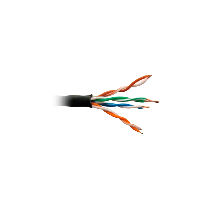 Cable UTP - Categoría 5E - Rollo de 305 metros - Conductor OFC, pureza 99.9% cobre - Diámetro 5.5 mm - Cubierta espec...