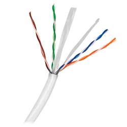 Safire Cable UTP categoría 6 - Conductor BC - Diámetro 23 AWG (0.57 mm) - Cumple con certificación fluke 90 m - Cubie... - Alarm