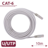 Cable UTP - Ethernet - Conectores RJ45 - Categoría 6 - 10 m - Color blanco