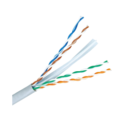 Cable UTP Safire - Categoría 6 - Rollo de 305 metros - Diámetro 5.5 mm - Compatible con Baluns - Conductor OFC, purez...