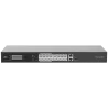 Uniview Switch PoE Enracable - 16 Puertos RJ45 10/100Mbps PoE+ 802.3af/at - 2 Puertos uplink 10/100/1000Mbps (1 combo... - Alarm