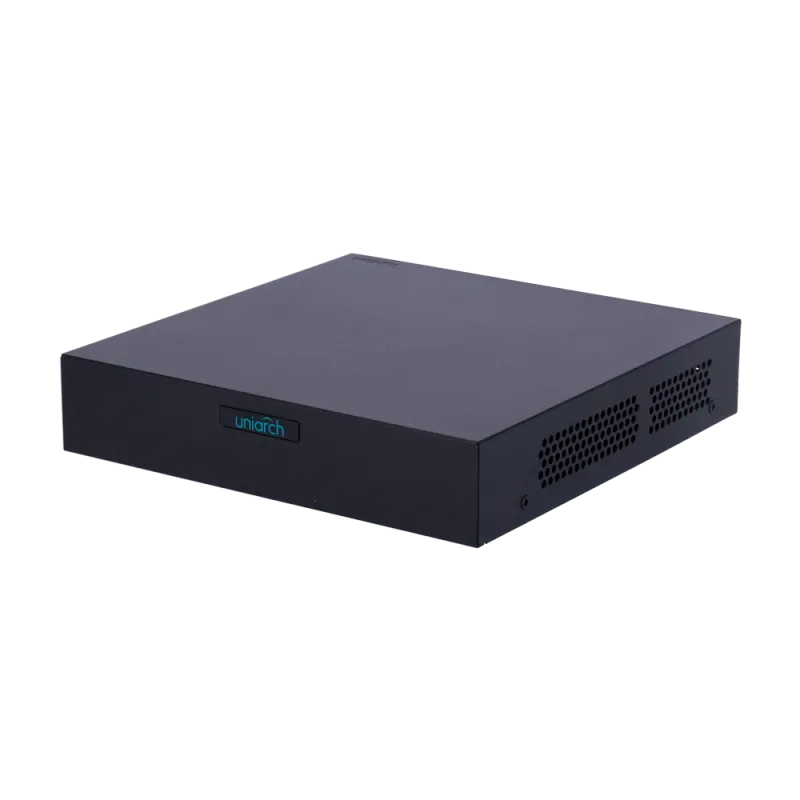 Grabador NVR Uniarch - 4 CH vídeo / 4 CH PoE - Ancho de banda 64Mbps - HDMI Full HD y VGA simultáneos - Resolución m... - Alarm