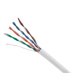 Uniview cable UTP categoría 5E, - Conductor OFC,100% cobre - Diámetro 24 AWG-0,50mm - Certificado Dca-s2,d2,a1 - Cubi... - Alarm